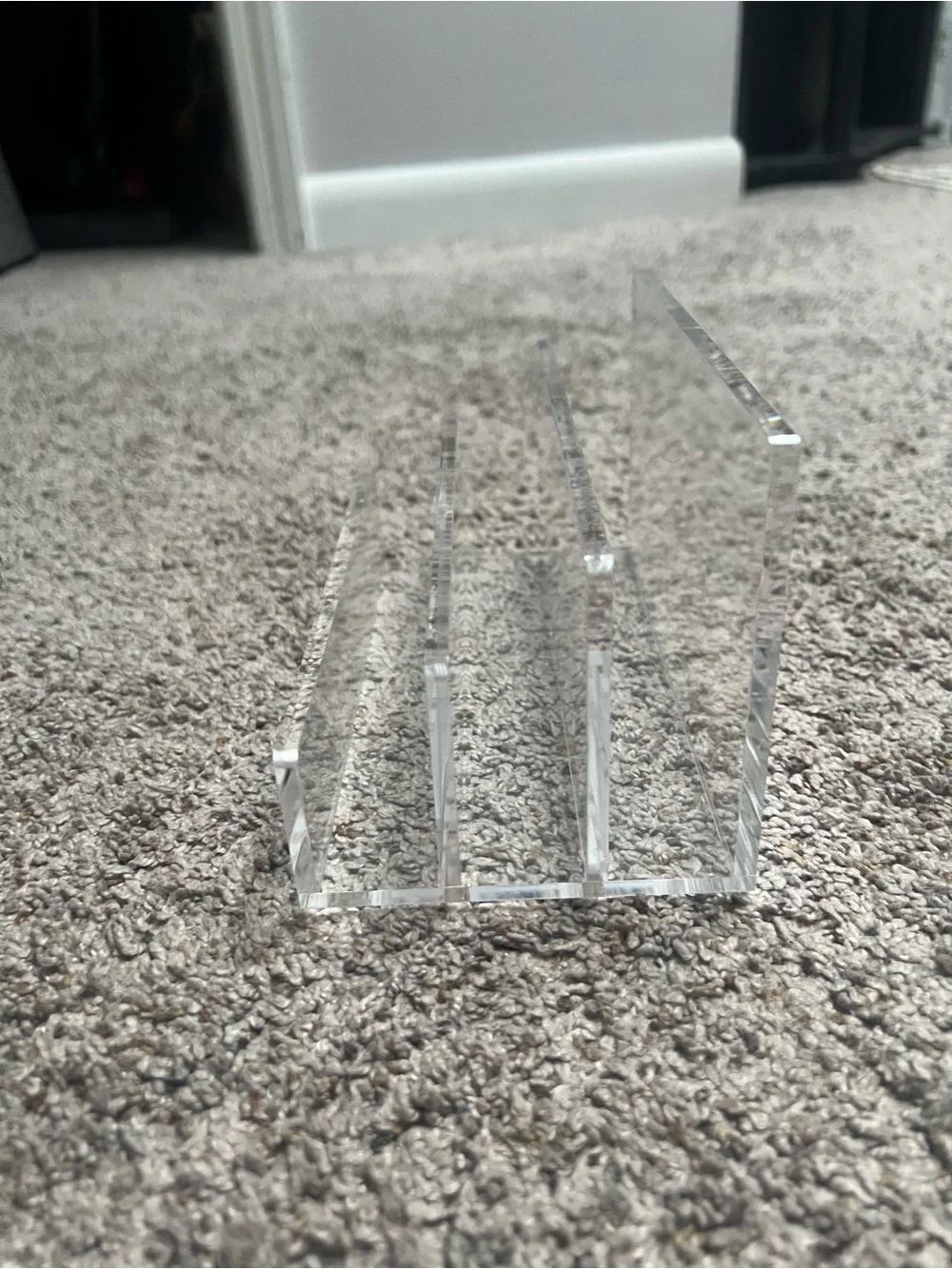 Clear Acrylic Stand Organizer Trio